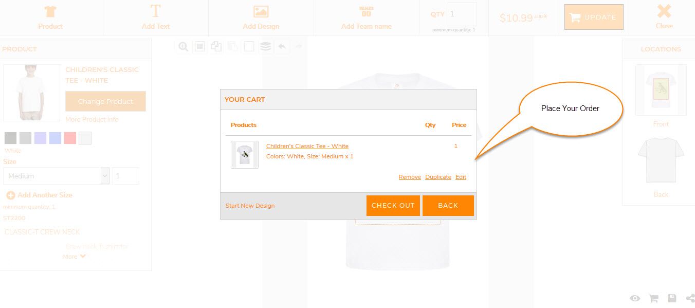 cheap personalized kids t shirts