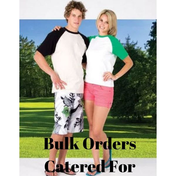 We do bulk orders for t shirts