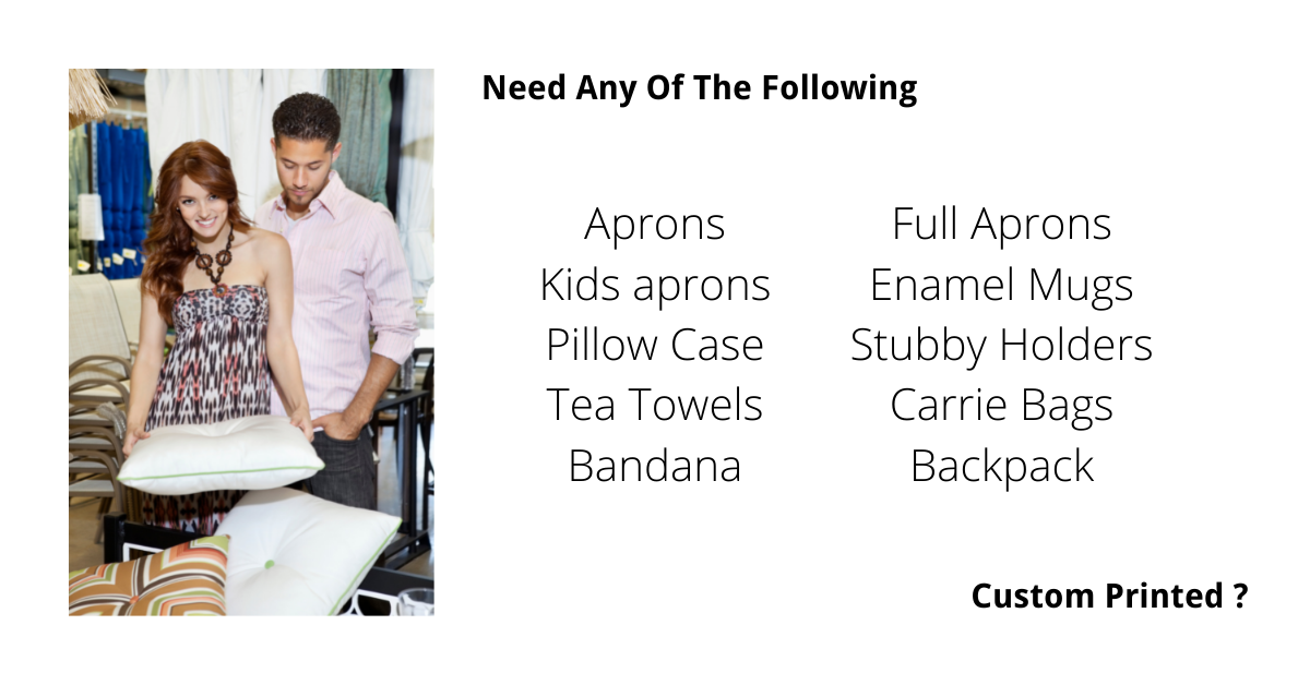 aprons custom printed for you