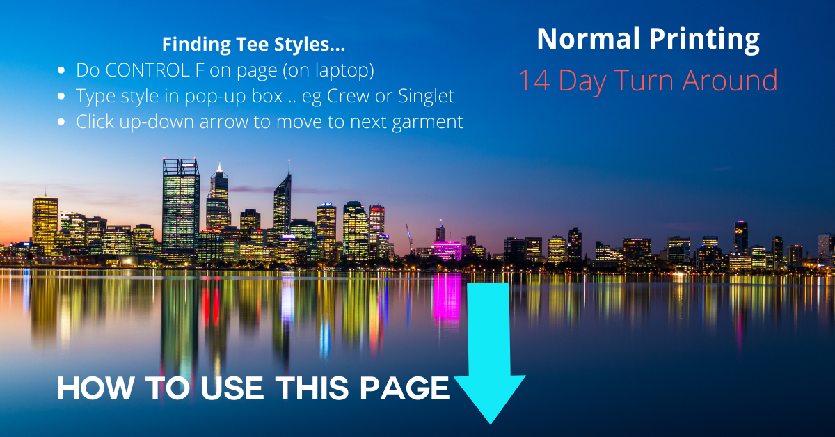 We print party shirts, bags, pens, singlets