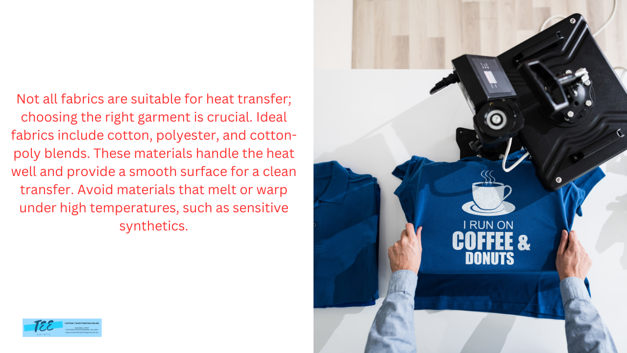 When can heat transfer be used for T shirt printing